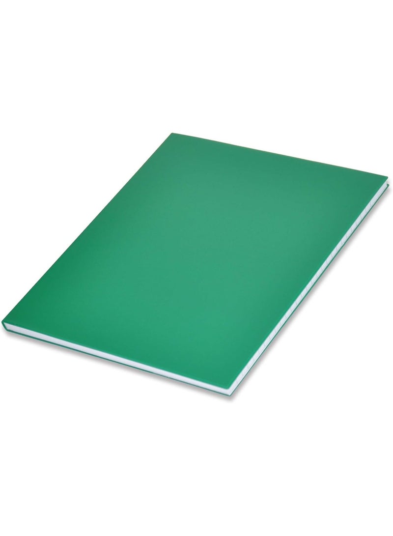 FIS PVC Cover Notebooks, 10x8 Inches, Single Ruled, Glued Binding, 96 Sheets, 2 Quire, Pack of 5, Green PVC Cover | Exercise Books for School, College, Home & Office - FSNB10X82QPVCGR - Image 2